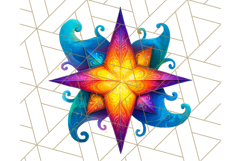Whimsical Celestial Moon and Stars Clipart Constellation Png Product Image 4
