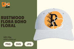 Rustwood Flora Boho Floral Monogram Product Image 1