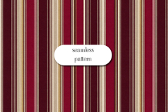 Beige and Burgundy Seamless Vertical Stripe Pattern Product Image 1