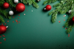 Christmas Red Glitter Balls Background, Christmas Background Product Image 1