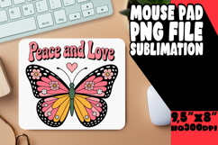 BLISSFUL desk pad Artistic PNG, Butterfly Product Image 1