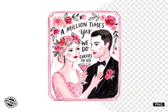 Summer Wedding Love Clipart Product Image 1