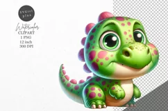 Dinosaur clipart, Dino clipart, Kids sublimation Product Image 1