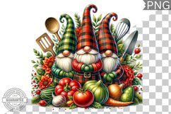 Christmas kitchen Gnome Sublimation - Clipart PNG Design Product Image 1
