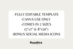 Editable Social Media Sign Canva Template - 5 Product Image 2