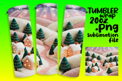 Stylish Tumbler Design for Sublimation , Holiday Product Image 1