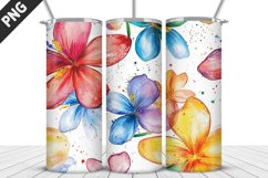 Flowers Tumbler Wrap | Sublimation Design | Tumble PNG Product Image 5