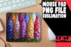 Enchanting Florals: Flower Pattern Mouse Pad Product Image 1