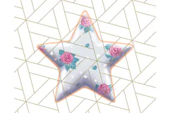 Cute Puffy Star Clipart PNG, 3D Glossy Pastel Stars Clip Art Product Image 4