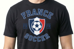 France Soccer T-shirt Design Product Image 1