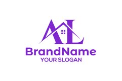 A and L Real Roof Window Logo Design Vector Product Image 3
