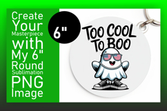 Gorgeous Circle Design for Sublimation , Funny Ghost Product Image 1