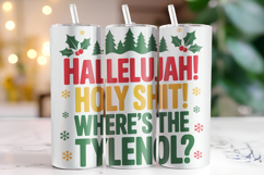 Where&#039;s the Tylenol Tumbler Wrap | Christmas | Sublimation Product Image 1