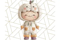 Cottagecore Halloween Clipart Cozy PNG, Autumn Fall Png Product Image 4