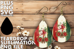 Dazzling Teardrop Earrings Magic, Christmas Product Image 1