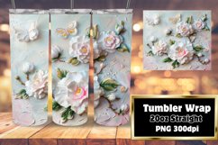 Spring Symphony Sublimation Tumbler Wrap 20oz Product Image 1