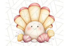 Under the Sea Nursery Clipart, Ocean Animals PNG Product Image 4