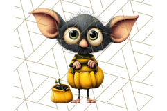 Monster Kids Clipart PNG, Cute Halloween Costume Art Product Image 4