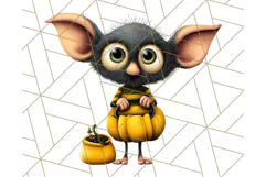 Monster Kids Clipart PNG, Cute Halloween Costume Art Product Image 4
