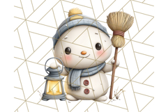 Storybook Santa &amp; Friends PNG Clipart, Christmas Png Clipart Product Image 4