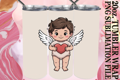 Serene nights 20oz tumbler wrap, Cupid Product Image 1