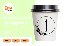 Rustic Garden Monogram Product Image 1