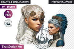 Steampunk Winter Fantasy Sublimation Graphics PNG clipart Product Image 1