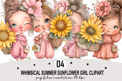 Whimsical Spring Clipart png Whimsical Spring Watercolor png Product Image 1