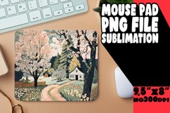 Floral Fusion: Spring Mouse Pad Design Product Image 1