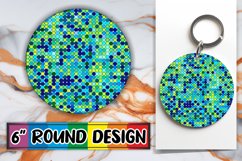 Vibrant Glitter Round Design Product Image 1
