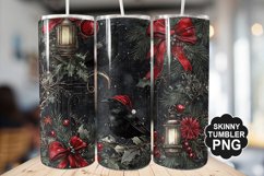 Gothic Christmas Tumbler | Christmas Tumbler Wrap Product Image 1