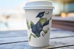 Whimsical Graduation Frogs PNG Clipart Product Image 5