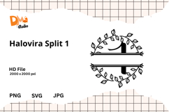 Halovira Split Monogram Product Image 1