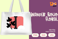 Wander Boho Floral Monogram Product Image 1