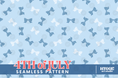 American 4th of July Coquette Bow Seamless Pattern Bundle Product Image 6