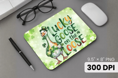 Lucky Goose on the Loose Mouse Pad PNG Sublimation Design Product Image 1
