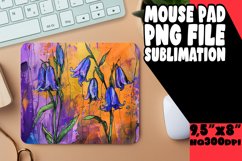 Vibrant Flower Mouse Pad Sublimation PNG Product Image 1