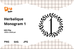 Herbalique Monogram Product Image 1