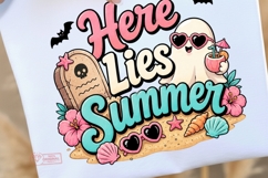 Summerween Clipart PNG Bundle | Cute Spooky Beach Halloween Product Image 10