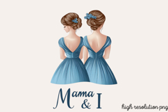 Mother Daughter Sublimation PNG Product Image 1