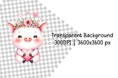 Animals Valentine’s Day Clipart|Clipart sublimation Designs Product Image 2