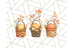 Woodland Apple Orchard Festival PNG Fall Clipart Product Image 4