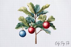Cozy Christmas Houseplant Clipart PNG Product Image 1