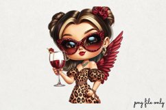 Lazy Sassy Angle for Valentine Clipart PNG Product Image 1