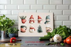 Kitchen cutting board | snowman sublimation png Product Image 1