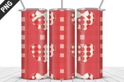 Lovely Hearts Tumbler Design | Valentine&#039;s Day Tumbler Wrap Product Image 4