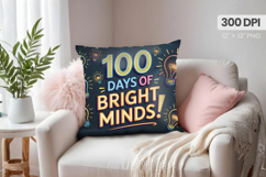 100 days of school Pillow PNG Sublimation Design Bundle Product Image 5