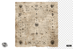 Halloween Goth Old Paper Clipart Product Image 1