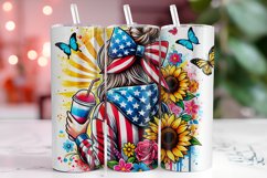 4th of July 20oz Tumbler Wrap Sublimation Product Image 1