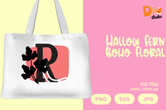 Hallow Fern Boho Floral Monogram Product Image 1